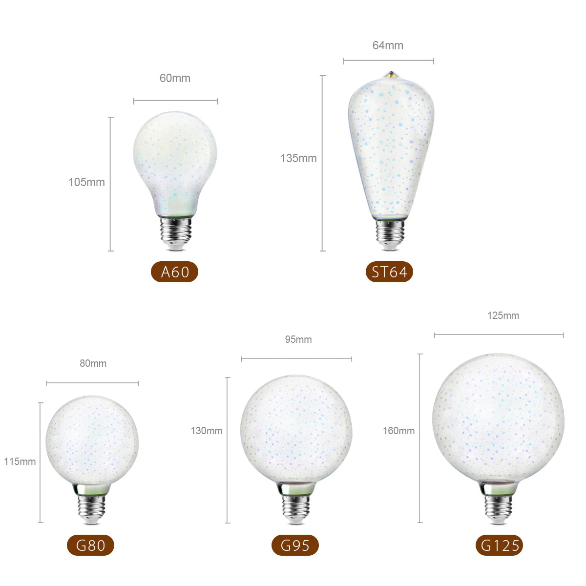 LumaBurst Firework Glow Bulb