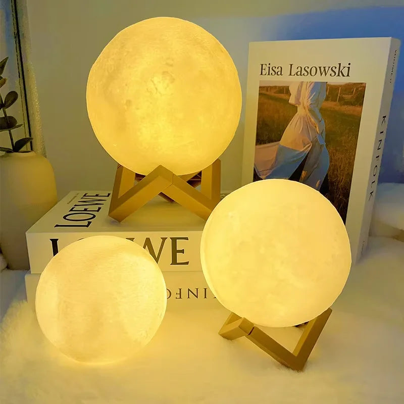 LunaGlow Moon Night Light