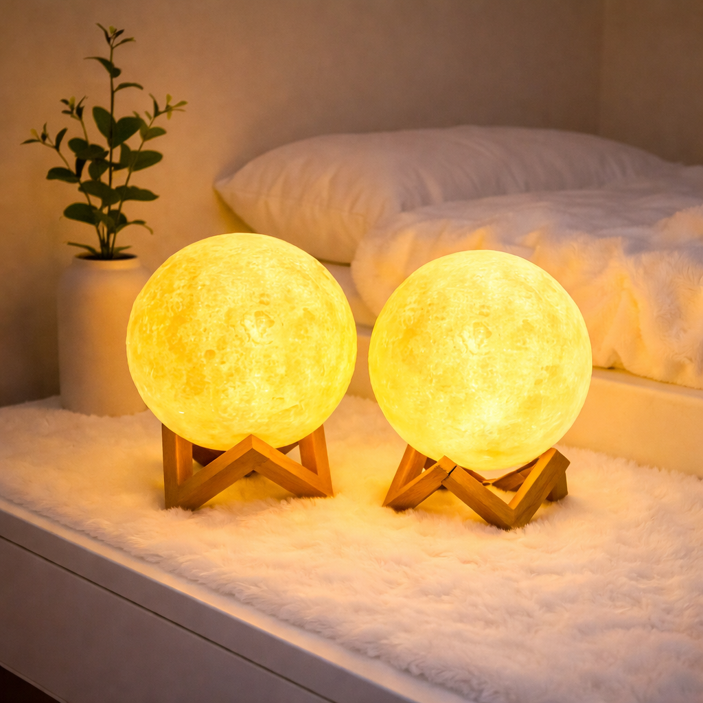 LunaGlow Moon Night Light