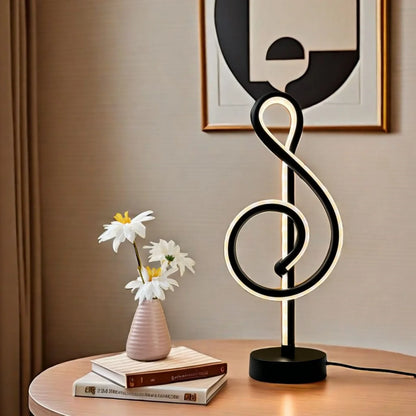 Treble Clef LED Table Lamp