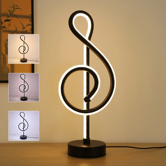 Treble Clef LED Table Lamp