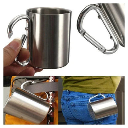 Trail Clip Stainless Steel Camping Mug