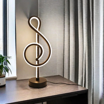 Treble Clef LED Table Lamp